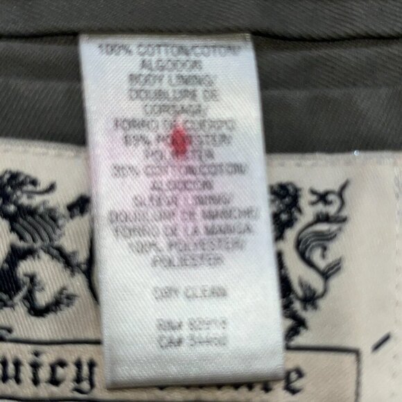 Vintage Men's JUICY COUTURE Skull Mohawk Embroidered Sport Coat Blazer Jacket 40 - Picture 14 of 16